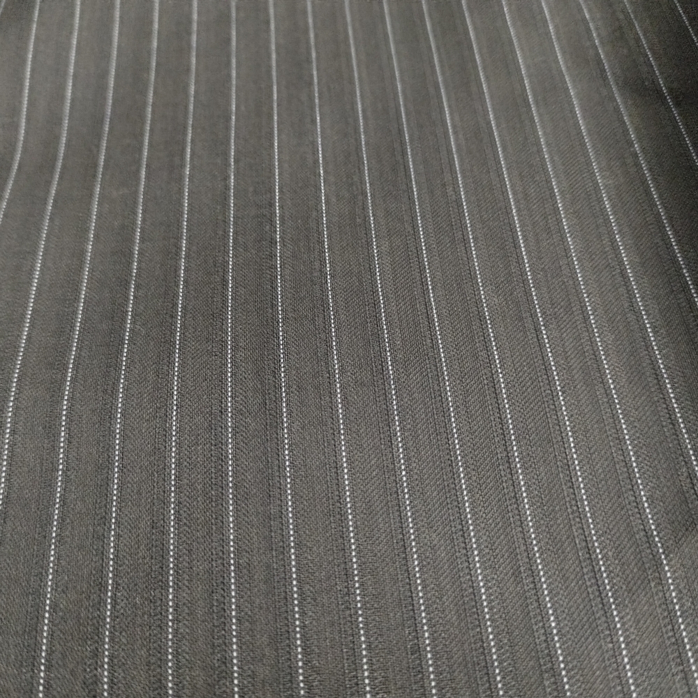 Statement Mens Dress Pants Navy Stripes Flat Front Comfortable Fit SZ 42W/30 NWT - Picture 5 of 8